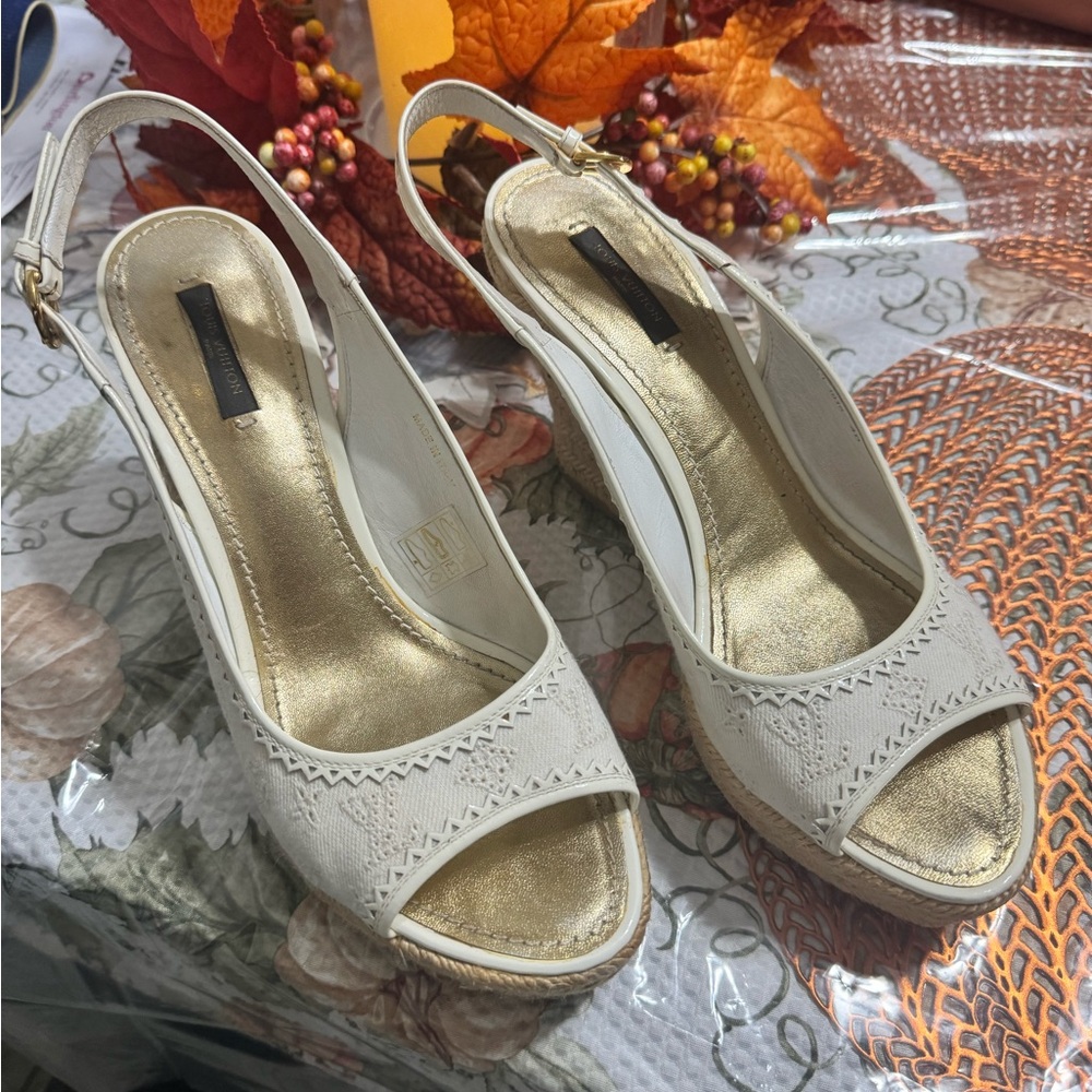 Louis Vuitton monogram canvas espadrilles